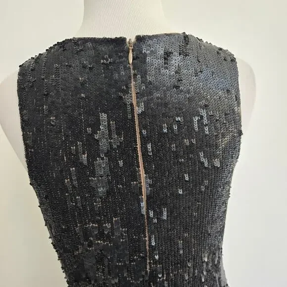 Needle And Thread Art Deco Beaded Dress Flapper Women Black Glam Event 2 - Picture 8 of 16